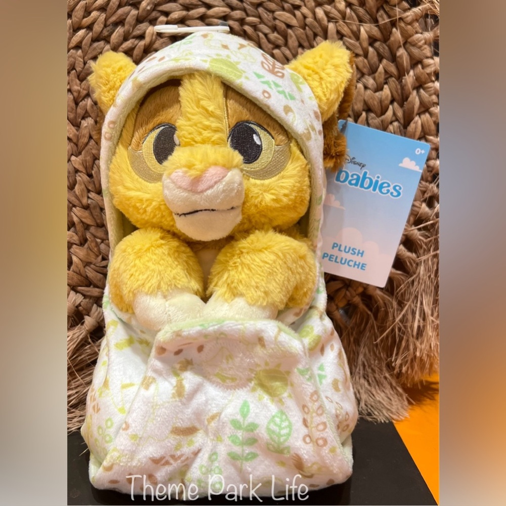 Disney Parks Lion King Simba Swaddle Babies Baby Pouch Plush Toy NEW